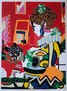 La jeune fille à la perle,  Speedy Graphito, 2023