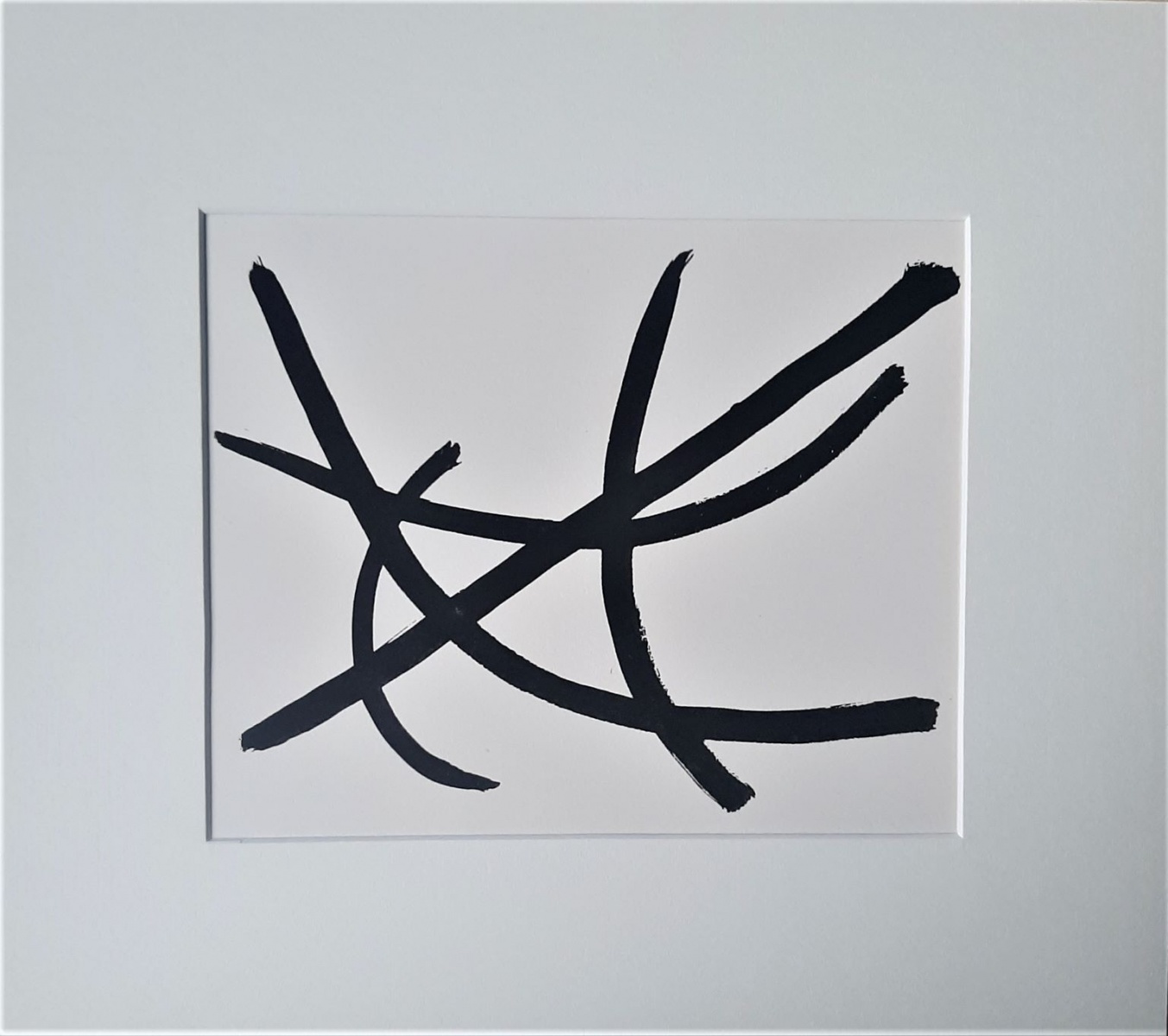 Robert Jacobsen, gouache au pochoir 1952 Robert Jacobsen, gouache au pochoir 1952