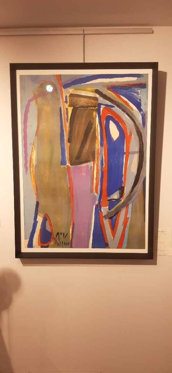 Bram Van Velde, litho. signée