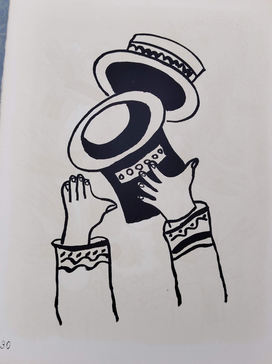 Fernand Leger, Cirque, 1950, lithographie, verso planche couleur