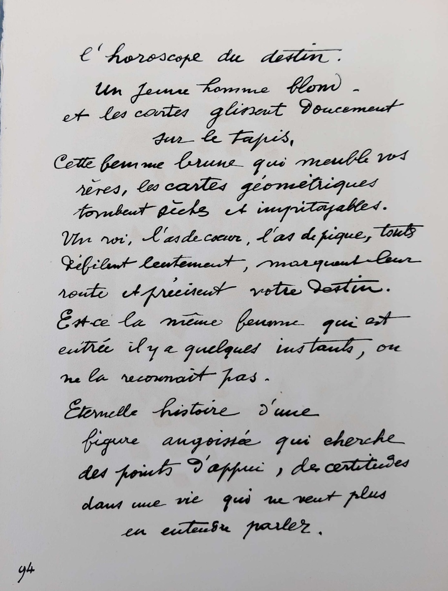 Fernand Leger, Cirque, 1950, lithographie, verso planche couleur